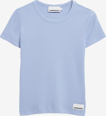 T-shirt ARMEDANGELS en bleu : devant