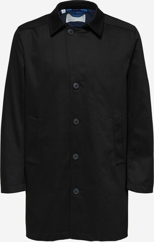 SELECTED HOMME Between-Seasons Coat in Black