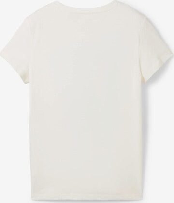 TOM TAILOR Majica | bela barva