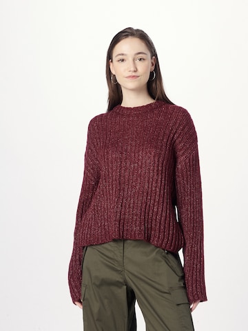 Pull-over 24COLOURS en rouge : devant