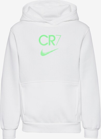 NIKE Athletic Sweatshirt 'CR7' in Neon green / White, Item view