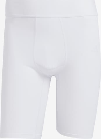 ADIDAS PERFORMANCE Sports trousers in White: front
