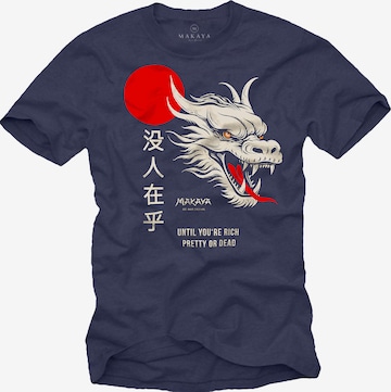 MAKAYA Shirt in Blue: front