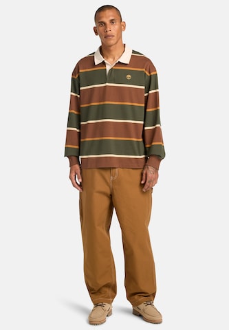 T-Shirt 'Rugby' TIMBERLAND en marron