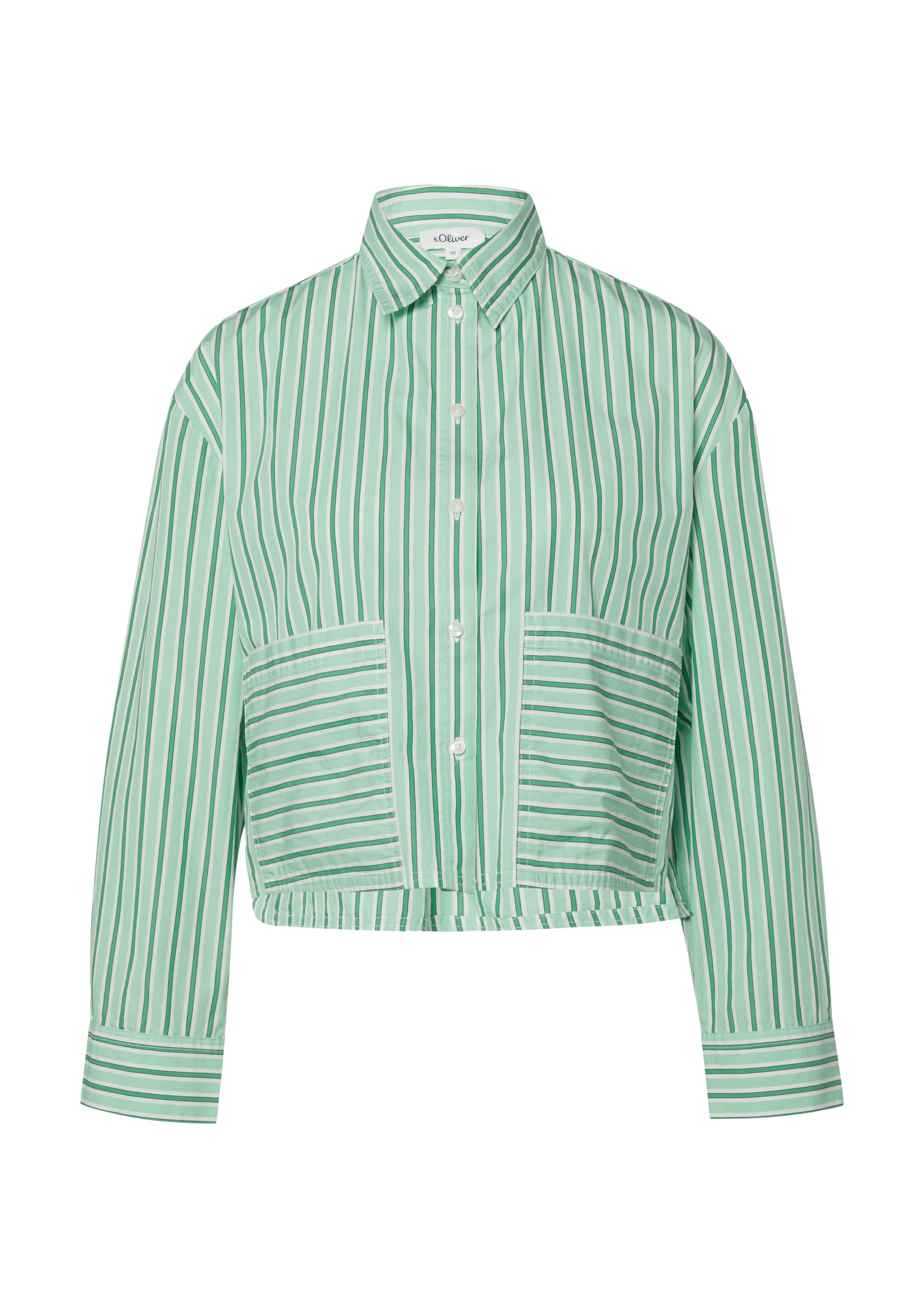 s.Oliver Bluse in Grün: Vorderseite