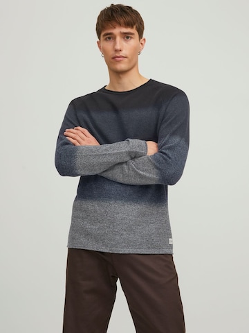 JACK & JONES Regular fit Sweater 'Hill' in Blue: front