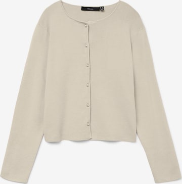 VERO MODA Knit cardigan 'VMKRISTI' in Beige: front