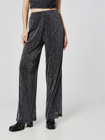 VIERVIER Loose fit Pants 'Angelina' in Black: front