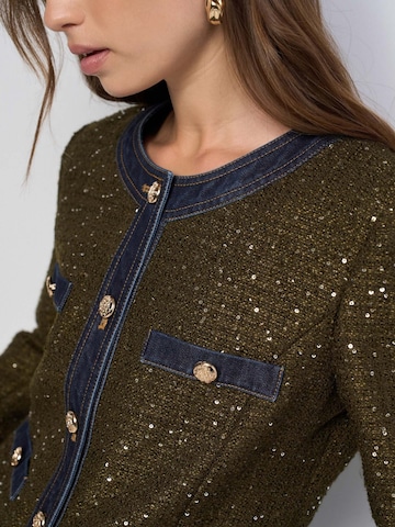 Salsa Jeans Tussenjas in Groen