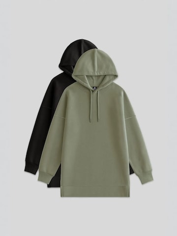 Felpa di Tommy Life in verde: frontale