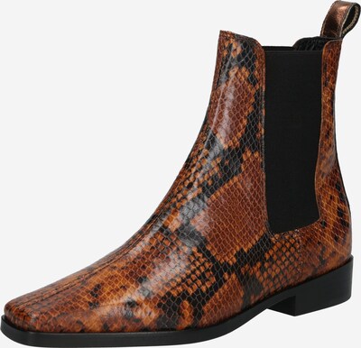 SCOTCH & SODA Chelsea Boots en caramel / ocre / noir, Vue avec produit