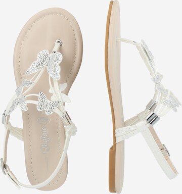 BUFFALO T-Bar Sandals 'Capri' in White