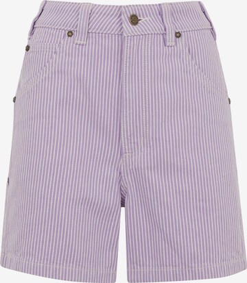 DICKIES Trousers 'Hickory' in Purple: front