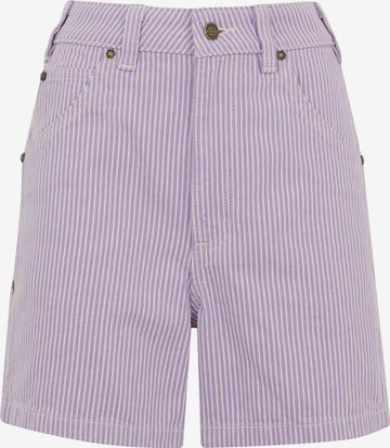 DICKIES Regular Pants 'Hickory' in Purple: front