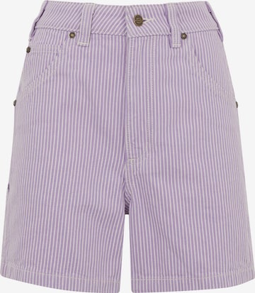 DICKIES - Calças 'Hickory' em roxo: frente