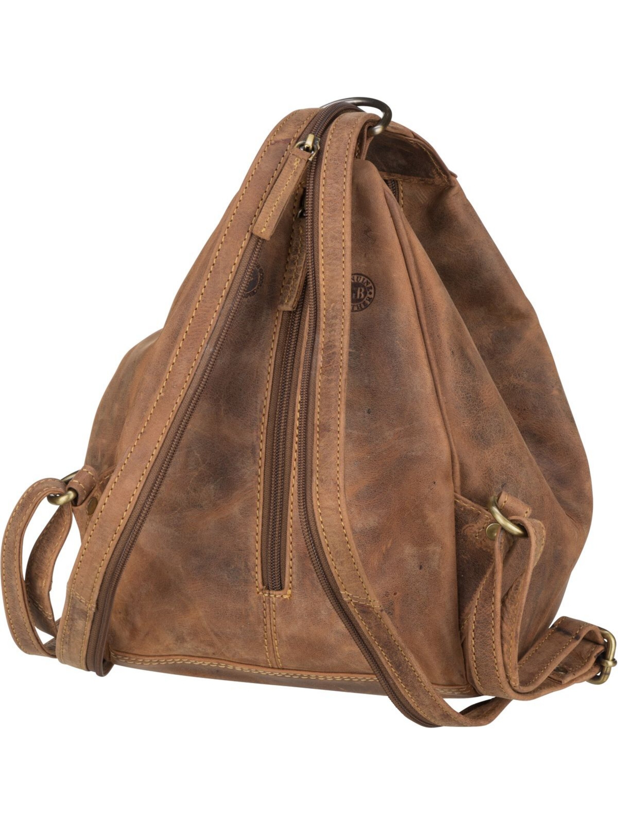 GREENBURRY Backpack ' Vintage 1717 ' in Brown