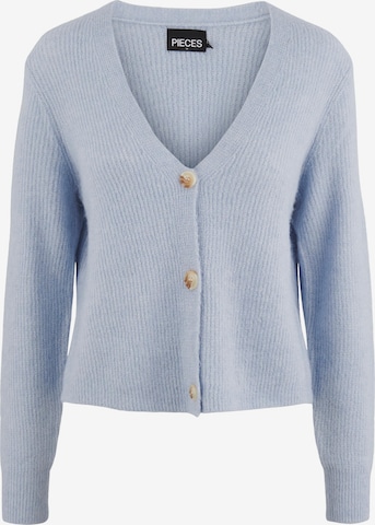 PIECES Knit cardigan 'Ellen' in Blue: front