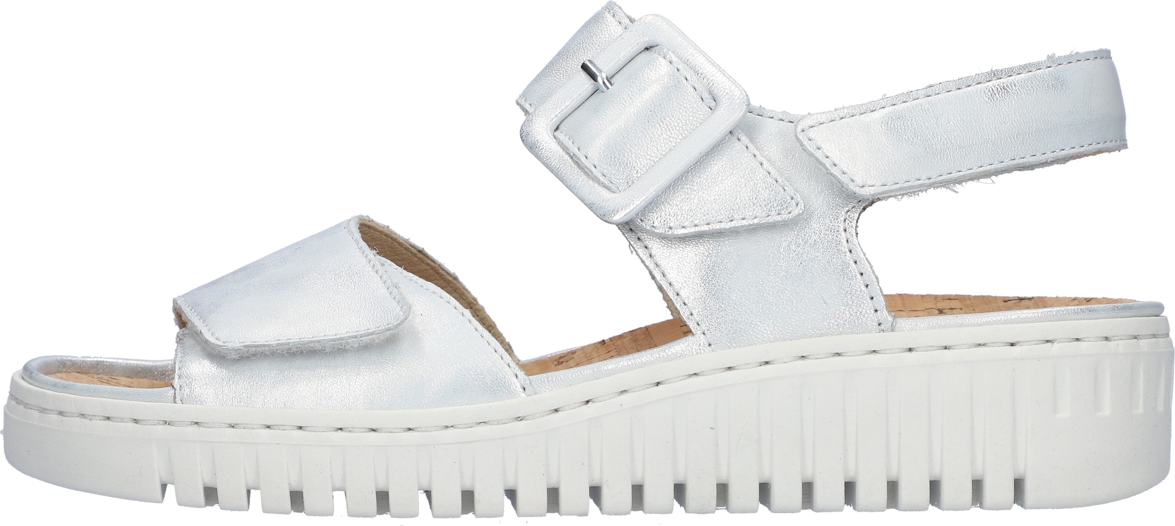 WALDLÄUFER Sandale in Silber