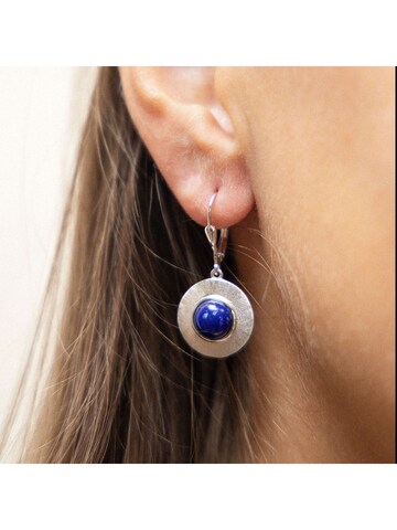 Zeeme Earrings in White: front