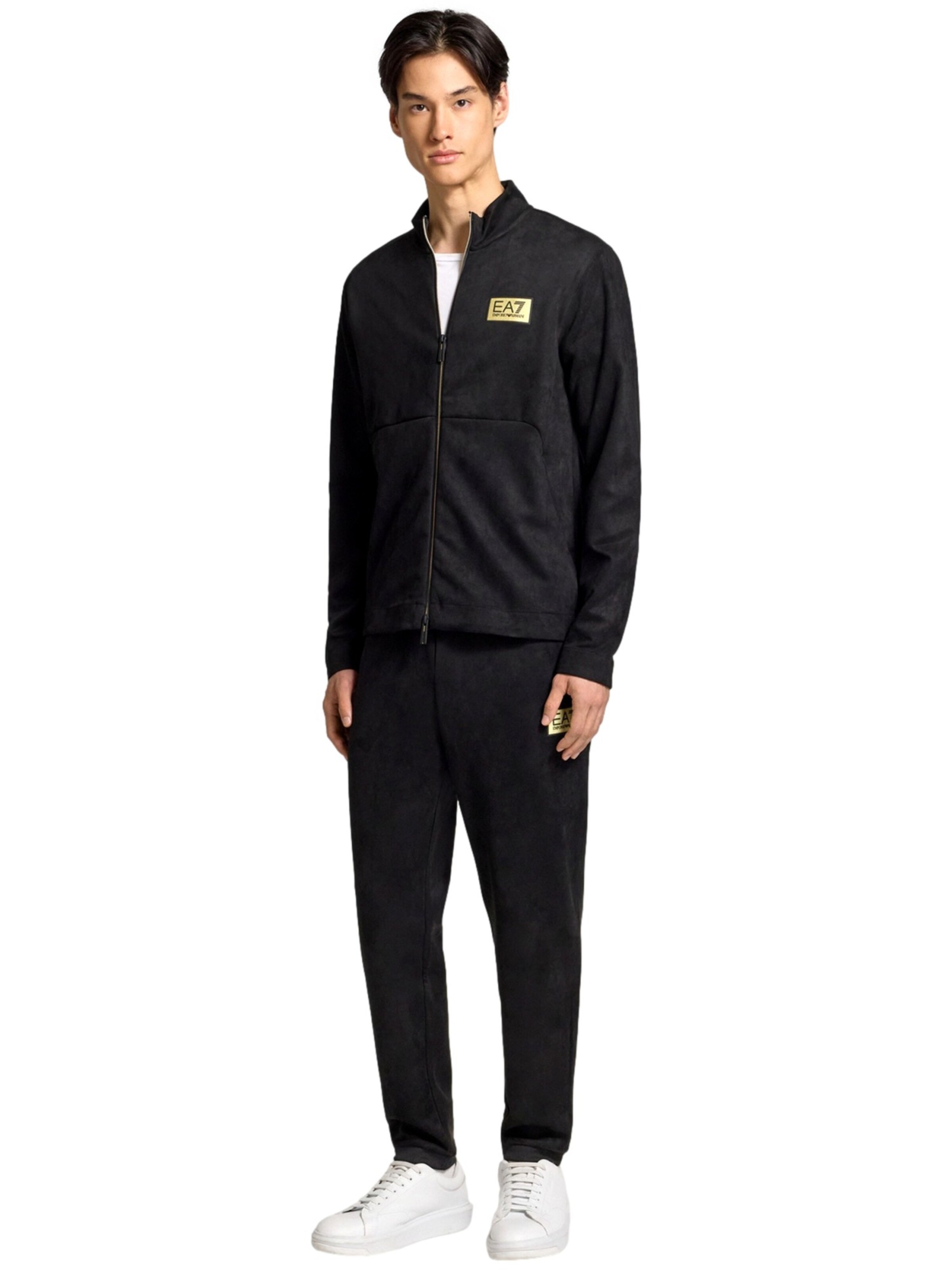 EA7 Emporio Armani Slim fit Trousers in Black