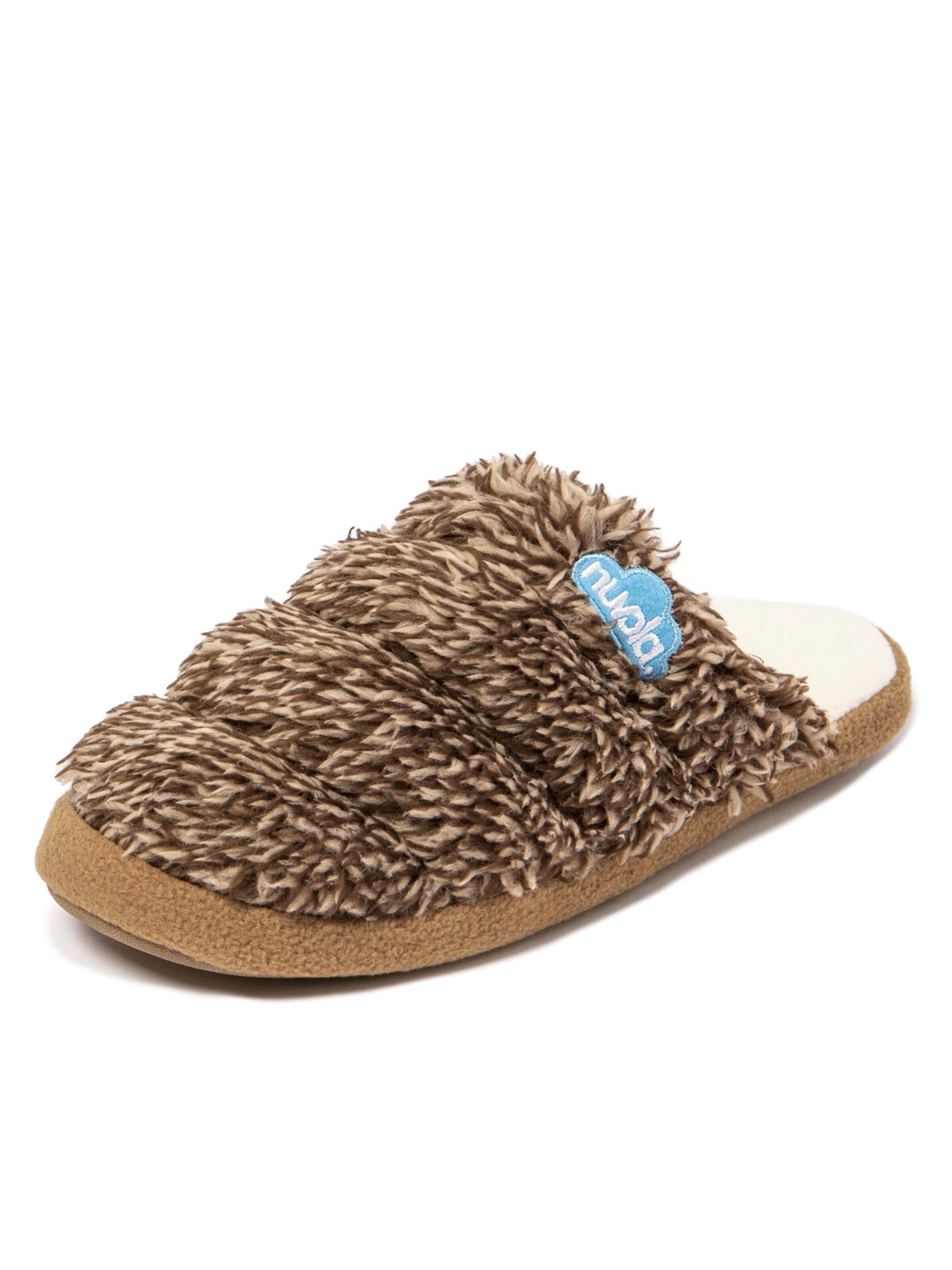 Nuvola. Slipper 'Zueco Cloud Polar' in Brown: front