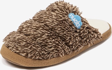 Nuvola. Slipper 'Zueco Cloud Polar' in Brown: front