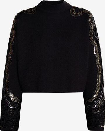 Pull-over 'Nelice' faina en noir : devant