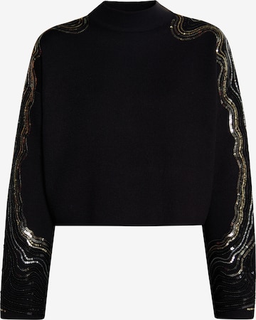 Pull-over 'Nelice' faina en noir : devant