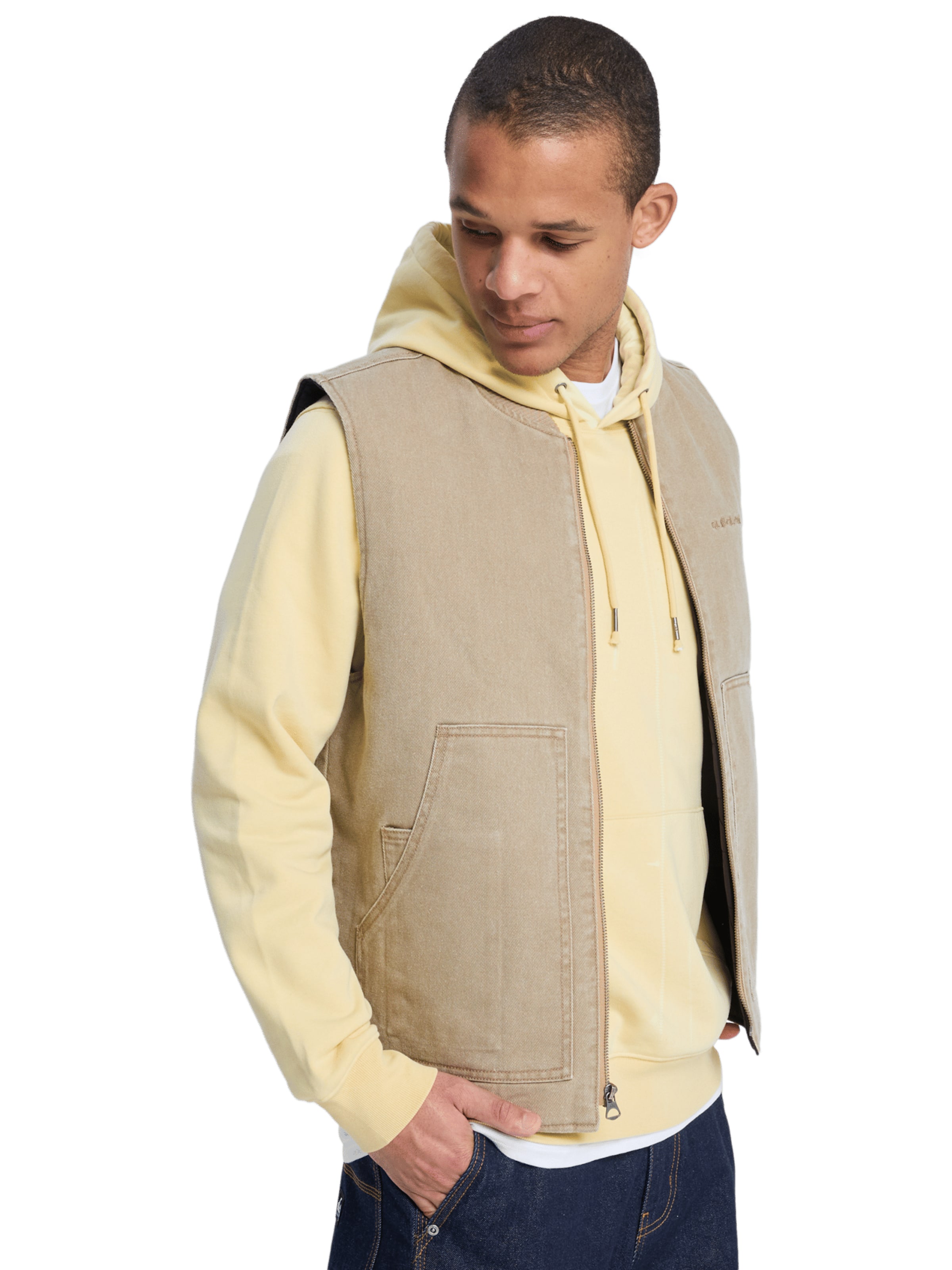 QUIKSILVER Between-Season Jacket 'Surf Chores' in Beige