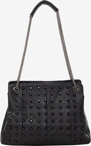 faina Shoulder Bag in Black: front