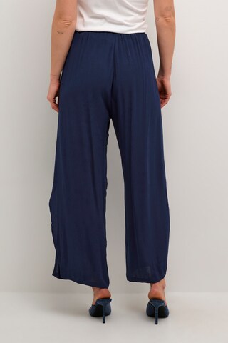 Cream Loose fit Pants 'Allie' in Blue