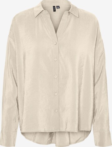 VERO MODA Blus 'Queeny' i vit: framsida