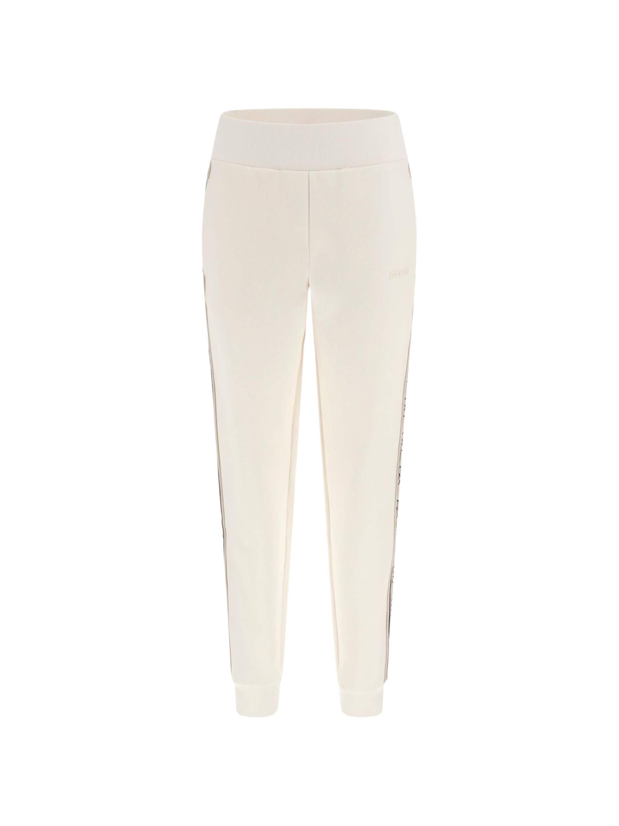 GUESS Regular Sportbroek 'V2YB15KB3P2' in Beige: voorkant