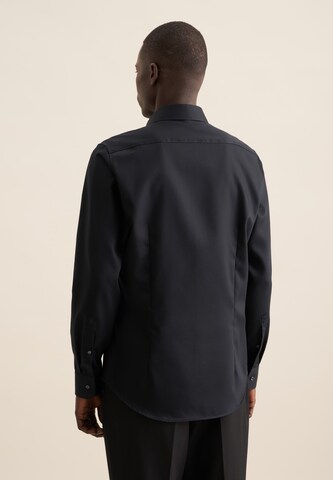SEIDENSTICKER Slim fit Business shirt in Black