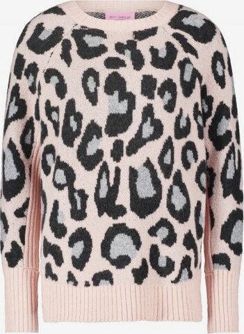 Betty Barclay Strickpullover mit Leoprint in Pink: predná strana