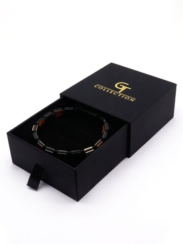 GT Collection Armband 'Flat-Bead' in Bruin