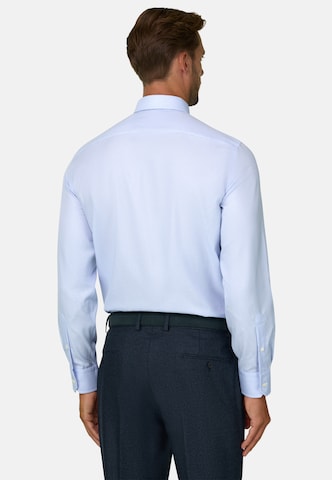 Coupe regular Chemise Boggi Milano en bleu