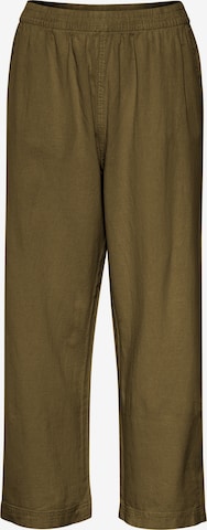 Bootcut Pantalon 'Anaya' Kaffe en vert : devant