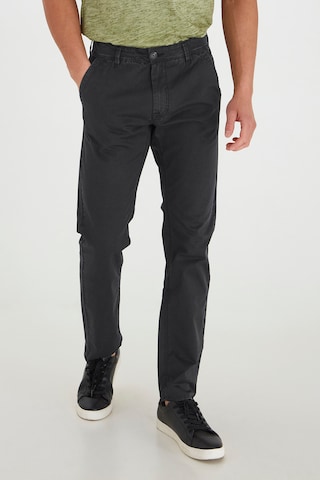 BLEND Regular Chino Pants 'BRIXIUS' in Black: front