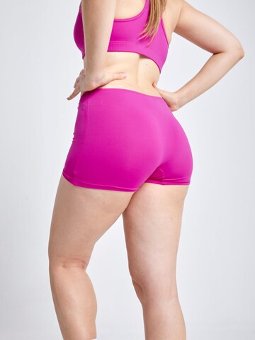 SPORTKIND Skinny Sportbroek 'Short Tights' in Lila