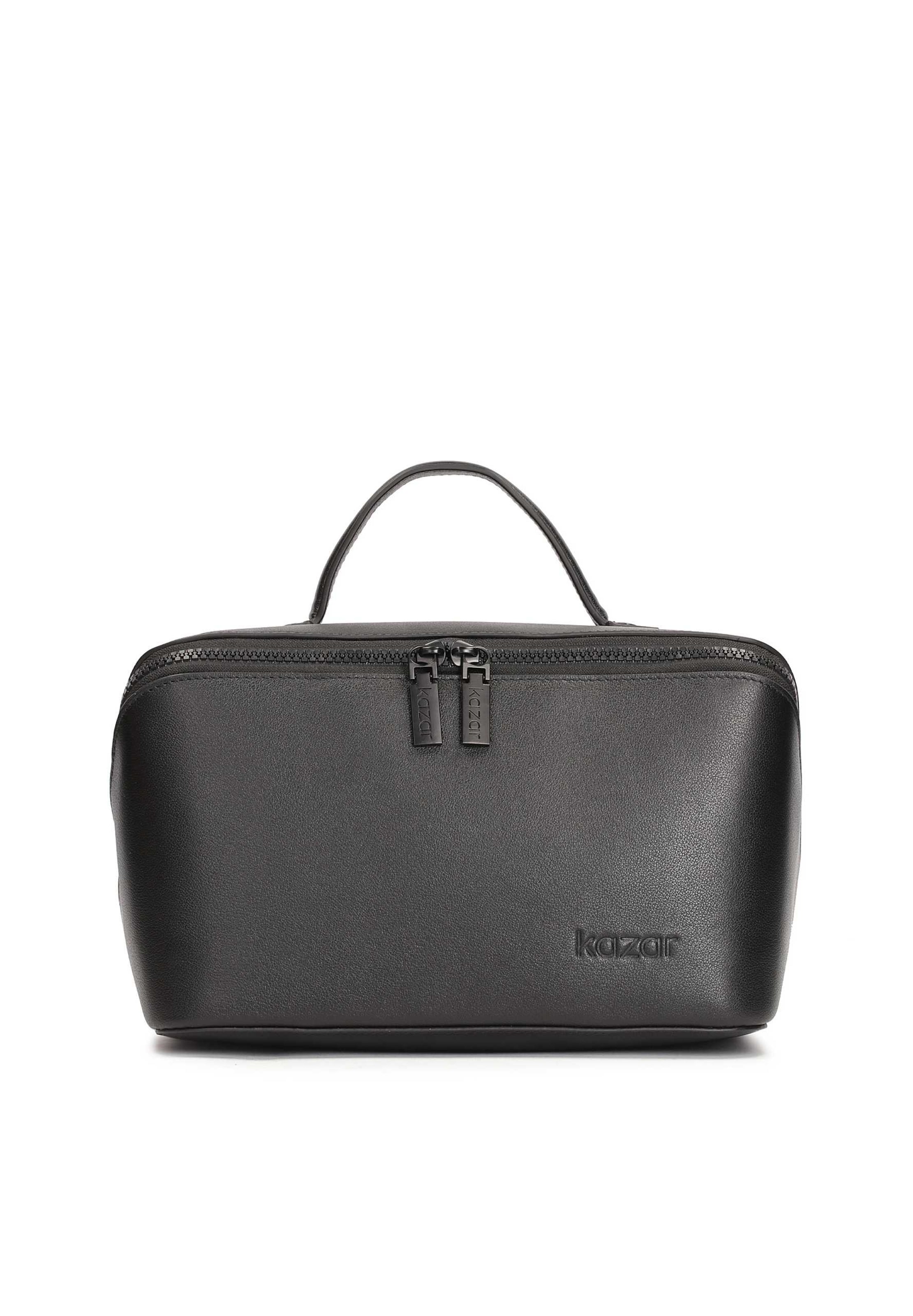 Trousse de maquillage Kazar en noir : devant