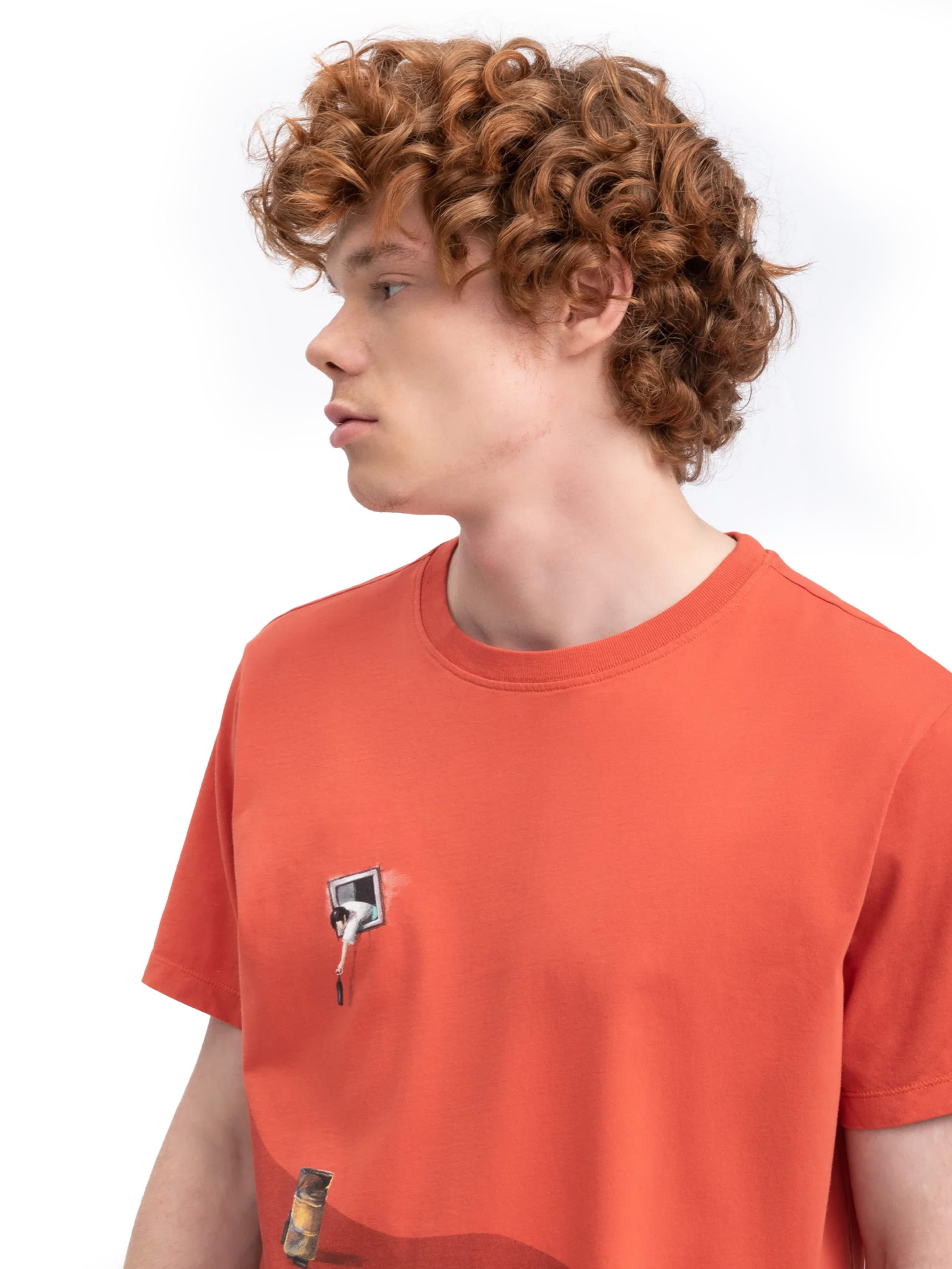 Kaft Shirt 'Drewol' in Oranje