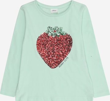 s.Oliver Shirt in Grün: Vorderseite