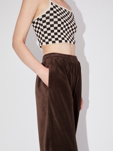 LeGer by Lena Gercke Loose fit Pants 'Tara' in Brown