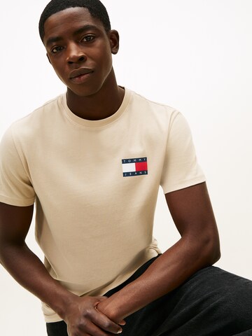 Tommy Jeans T-Shirt 'ESSENTIAL' in Beige