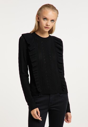 Pull-over myMo ROCKS en noir : devant