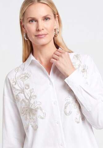 Chemisier usha WHITE LABEL en blanc