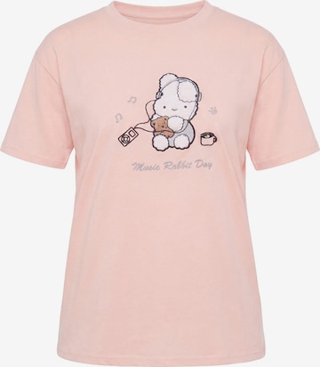 T-shirt 'Pop' MYMO en rose : devant