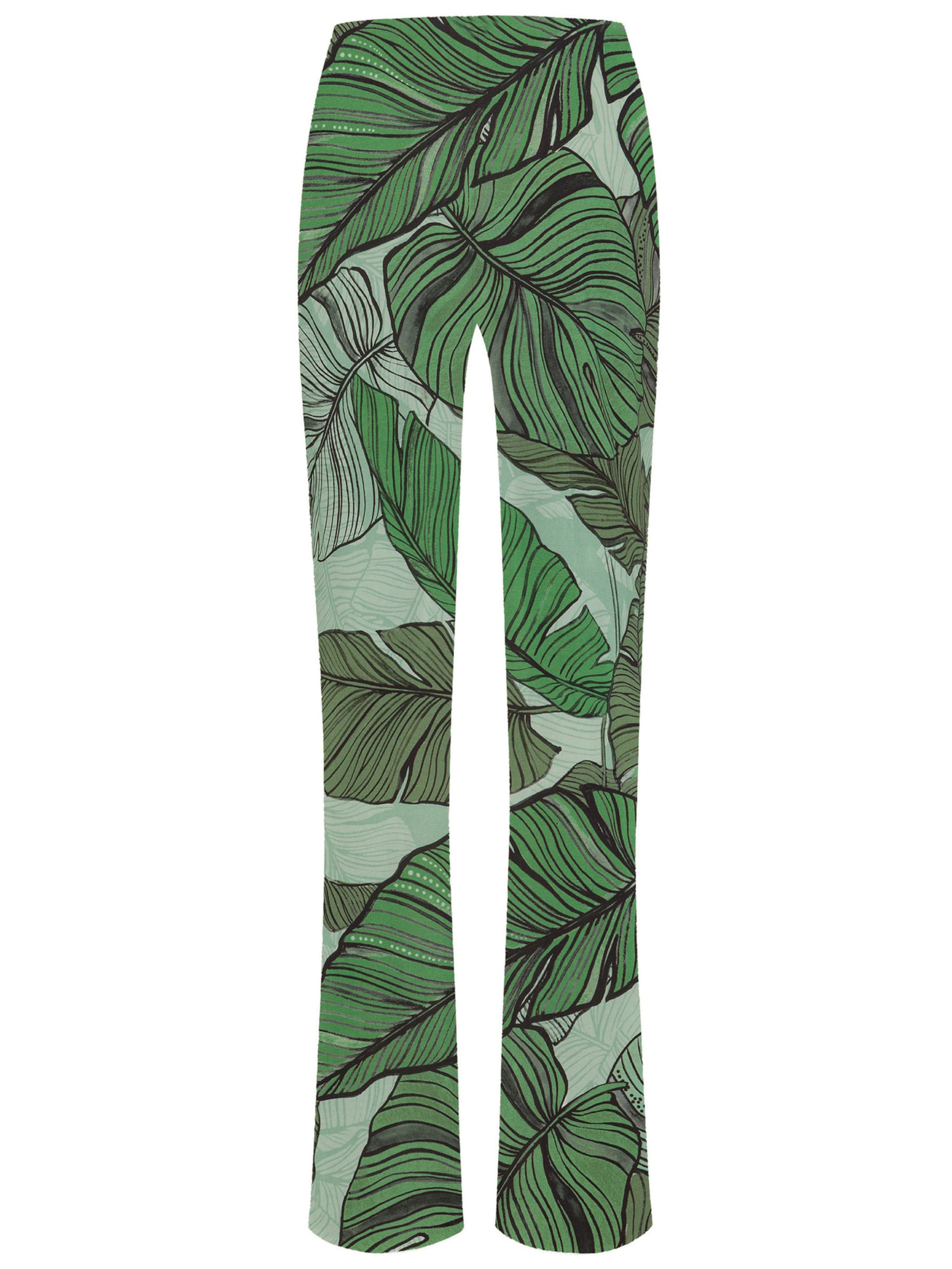 DEHA Bootcut Hose in Grün: Vorderseite