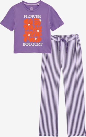 purpurinė WE Fashion Miego kostiumas: priekis